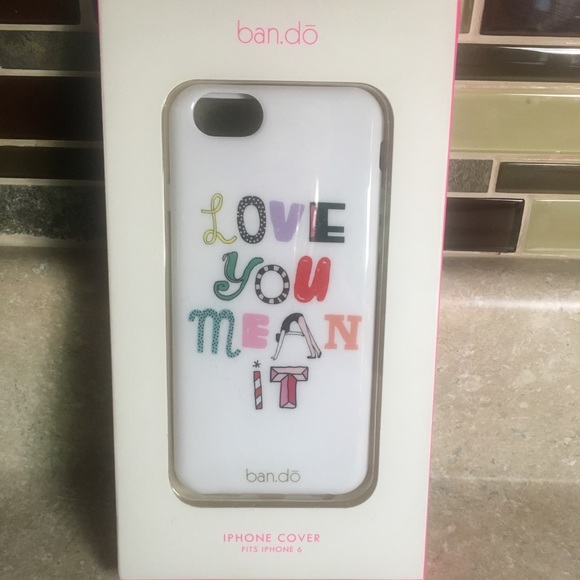 NWT🏷 ban.do Love You Mean It iPhone 6/6S Case - Picture 3 of 4